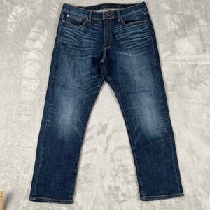 Lucky Brand 410 Athletic Slim Jeans Mens 36x30 Dark Wash Stretch Denim Preppy